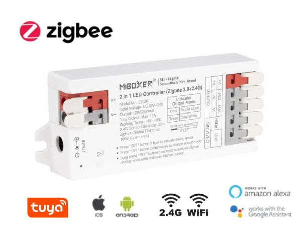 MiBoxer 2in1 LED Controller E2-ZR Single Color + CCT