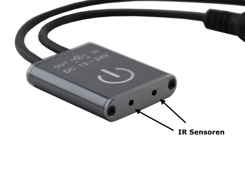 LED Sensor Spirit switch/dimmer (Schalter) versteckter Sensor 12V DC, 12V  DC, Schwarzer Kunststoff, Kunststoff