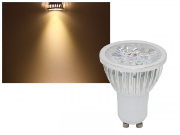 LED Power Strahler GU10 4W warmweiss